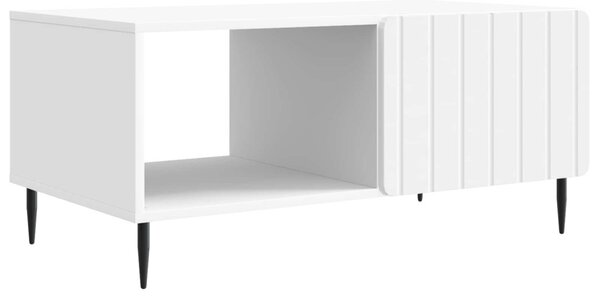 Dohányzóasztal Fehér 90 x 50 x 40 cm Szerelt Fa