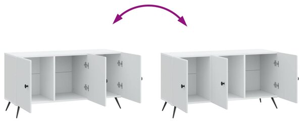 TV szekrény Fehér 99 x 34,5 x 50 cm Szerelt Fa