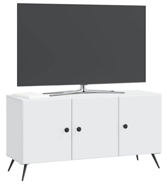TV szekrény Fehér 99 x 34,5 x 50 cm Szerelt Fa