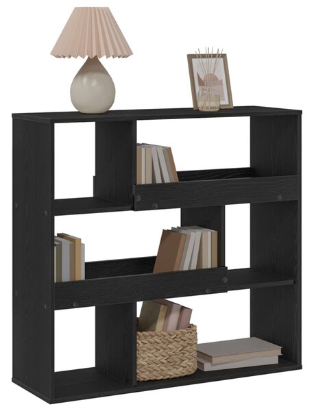 Könyvespolc Fekete tölgy 100 x 33 x 94,5 cm Faanyag