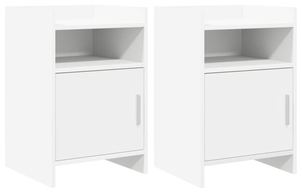 Éjjeliszekrények 2 pcs Fehér 40 x 36 x 60 cm Szerelt Fa