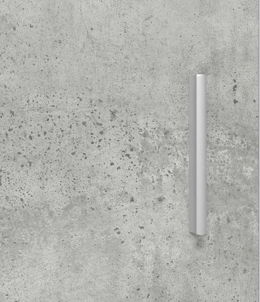 TV szekrény 102 x 33 x 47 cm Betonszürke Szerelt Fa