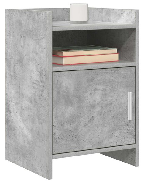 Éjjeliszekrények 2 pcs Betonszürke 40 x 36 x 60 cm Szerelt Fa