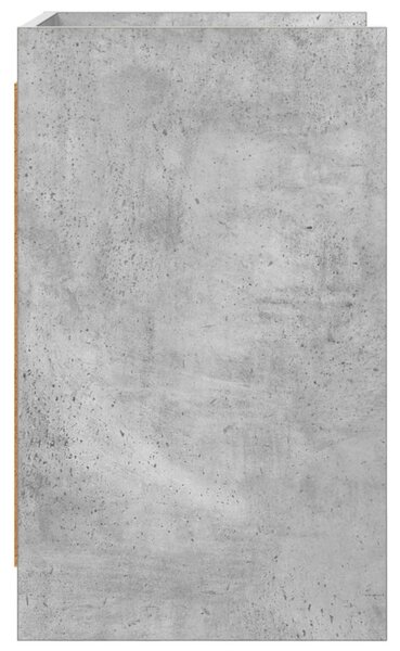 Éjjeliszekrények 2 pcs Betonszürke 40 x 36 x 60 cm Szerelt Fa
