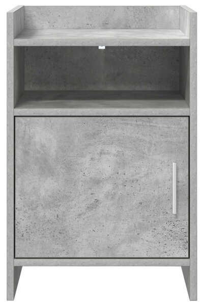 Éjjeliszekrények 2 pcs Betonszürke 40 x 36 x 60 cm Szerelt Fa