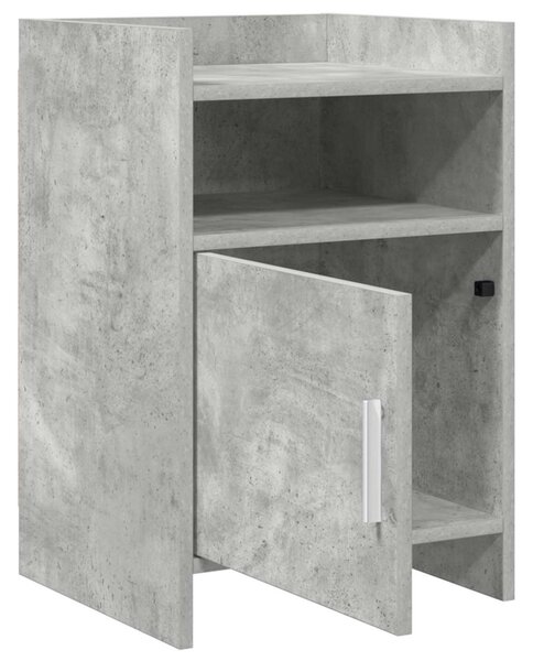 Éjjeliszekrények 2 pcs Betonszürke 40 x 36 x 60 cm Szerelt Fa