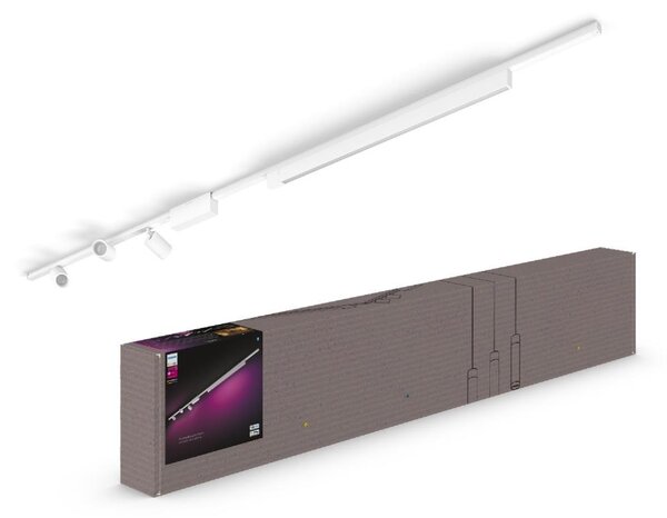 Philips Philips-KÉSZLET 4xLED RGB Dimmelhető lámpa sínrendszerhez Hue LED RGB/44,6W/230V P5200