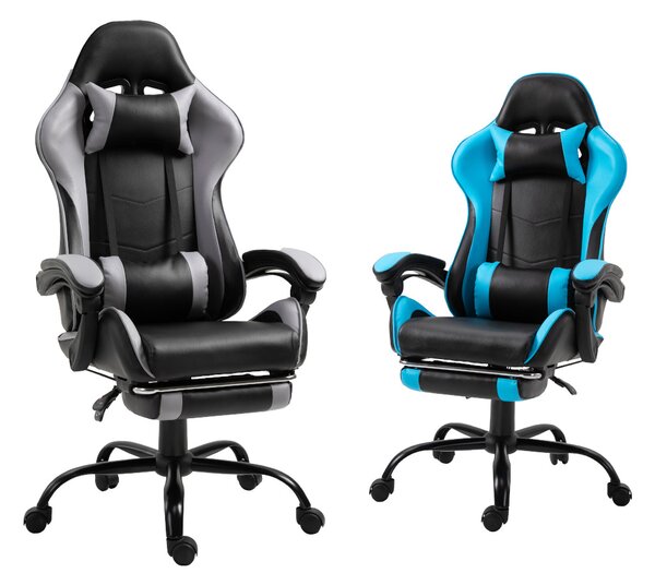FOR-Ocean gamer szék nyitható lábtartóval