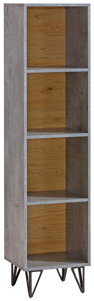 BUTORLINE Polcos szekrény LOFAN 11 wotan tölgy / millenium beton