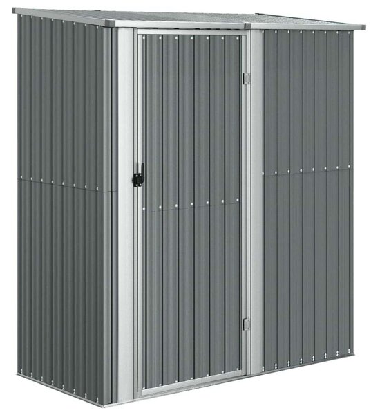 Vidaxl Acél Kerti Fészer Szürke 180,5x97x209,5 cm