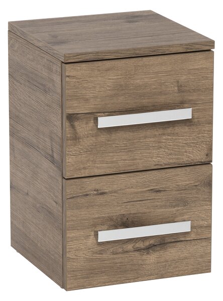 Fürdőszobaszekrény alacsony Naturel Cube Way 32,5x51x33 cm tölgyfa wellington CUBE2N32DW