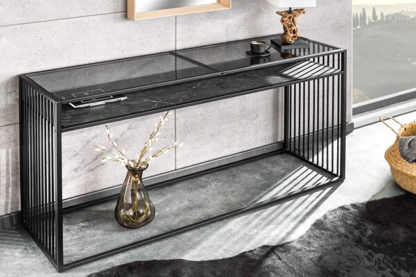 ARCHITECTURE design konzolasztal - 120cm - fekete