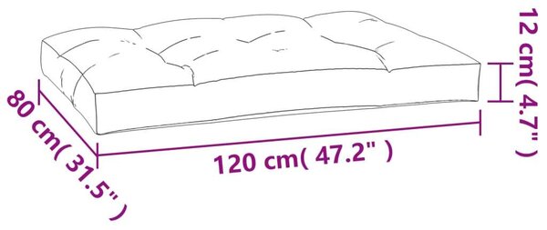 Levélmintás Raklappbútor Párna Szett - 5 részes