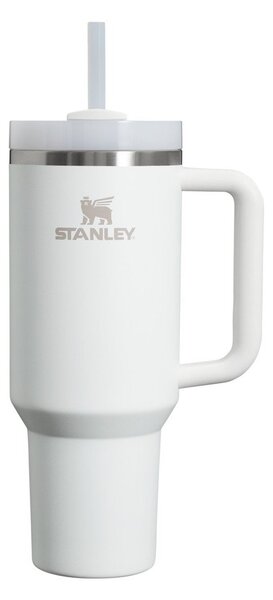Fehér rozsdamentes acél termosz szívószállal 1,18 l Quencher H2.0 FlowState Tumbler Frost – Stanley