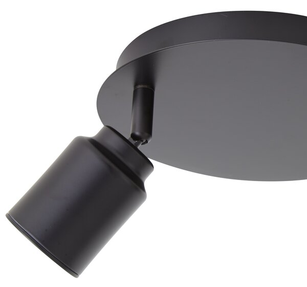 Modern fürdőszobai spotlámpa fekete 2-lámpás IP44 - Ducha