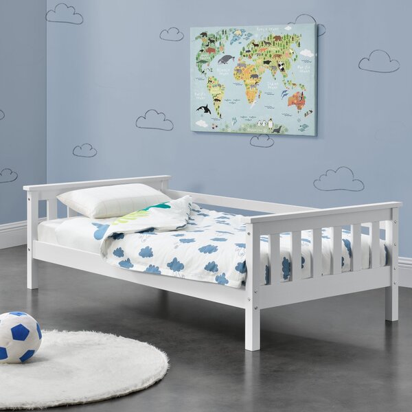 En.casa Gyerekágy Nuuk fenyőfa Fehér 70x140 cm