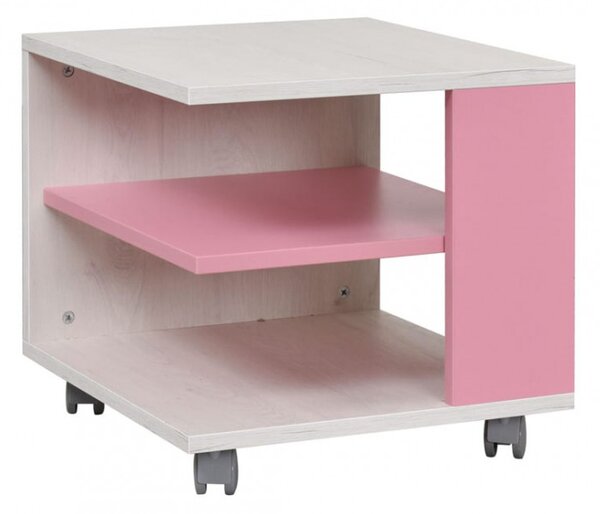 NUMERO Kisasztal Pink 45x45x43