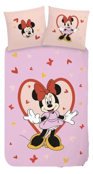 Foszforeszkáló Minnie egér ovis ágynemű