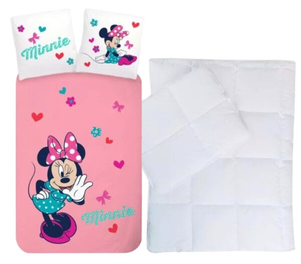 Minnie egér ovis ágynemű szett (masni)