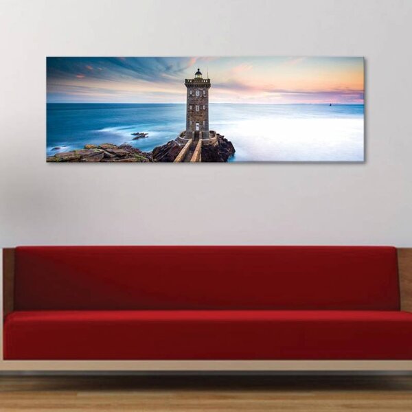120x50cm - Világító torony vászonkép