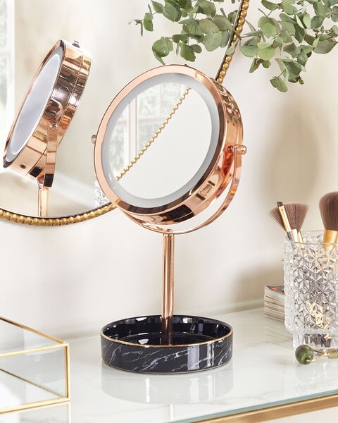 Sminktükör LED SAVOIE Rose gold