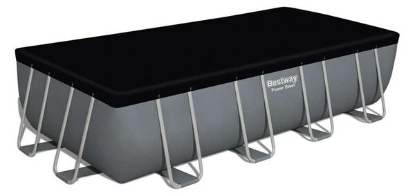 Bestway Power Steel csővázas medence szett, 549 × 274 × 122 cm, homokszűrős, létrával, takaróponyvával (56466)
