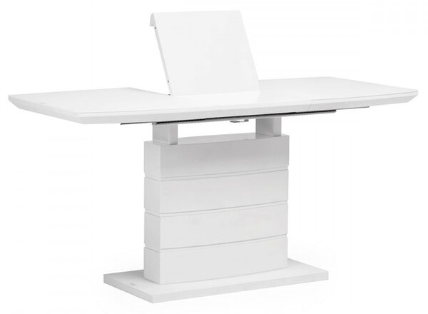HT-420 Modern Bővíthető Étkezőasztal Fehér Színben 110+40x70 cm