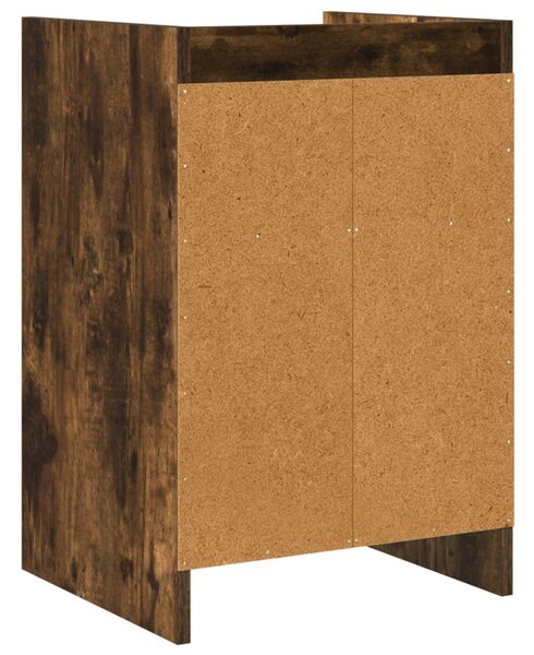 Éjjeliszekrények 2 pcs Füstös Tölgy 40 x 36 x 60 cm Szerelt Fa