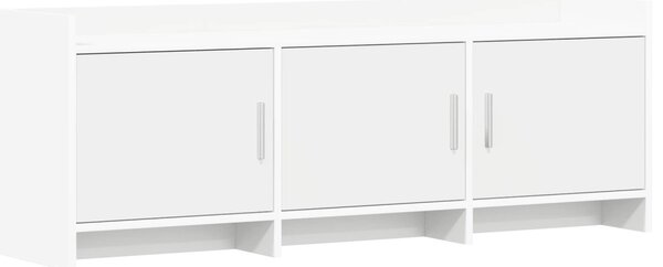 TV szekrény 130 x 33 x 47 cm Fehér Szerelt Fa