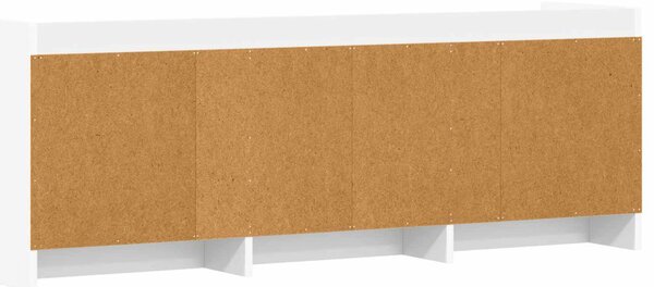 TV szekrény 130 x 33 x 47 cm Fehér Szerelt Fa
