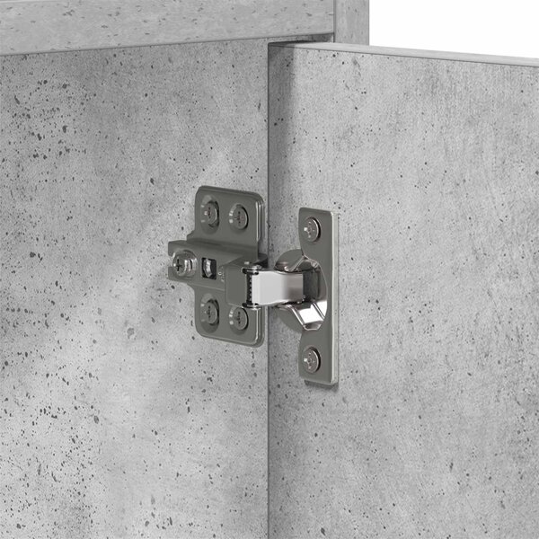 TV szekrény 130 x 33 x 47 cm Betonszürke Szerelt Fa