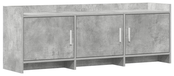 TV szekrény 130 x 33 x 47 cm Betonszürke Szerelt Fa