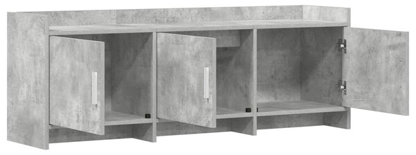 TV szekrény 130 x 33 x 47 cm Betonszürke Szerelt Fa