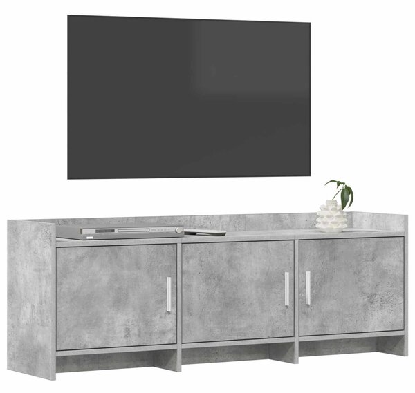 TV szekrény 130 x 33 x 47 cm Betonszürke Szerelt Fa