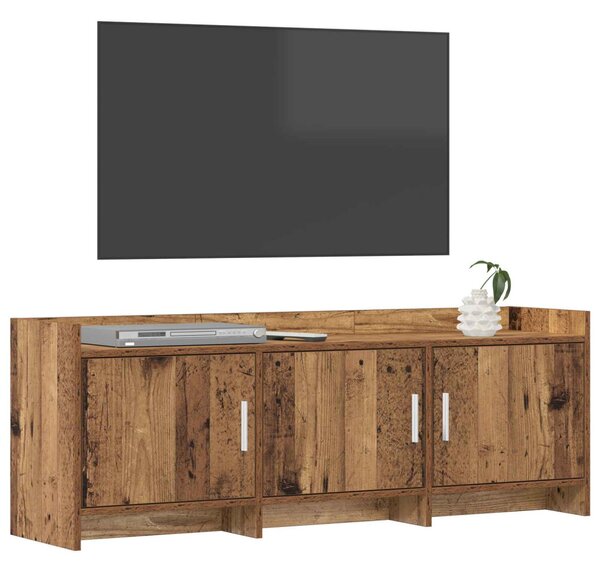 TV szekrény 130 x 33 x 47 cm Antik Fa Szerelt Fa