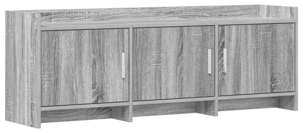 TV szekrény 130 x 33 x 47 cm Szürke Sonoma Szerelt Fa