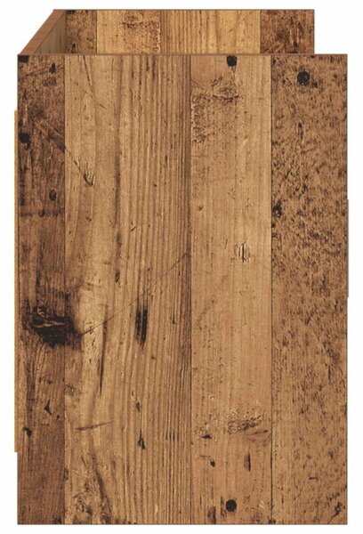 TV szekrény 130 x 33 x 47 cm Antik Fa Szerelt Fa