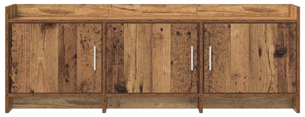 TV szekrény 130 x 33 x 47 cm Antik Fa Szerelt Fa