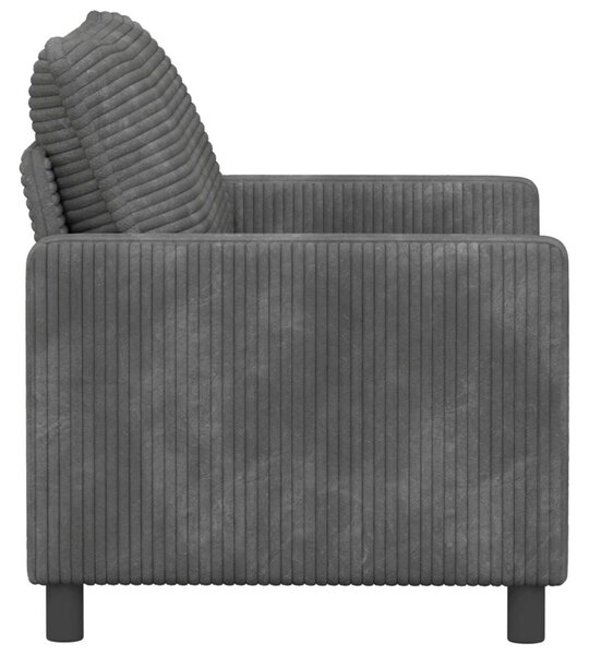 Kanapé Világosszürke 126 x 81 x 87,5 cm Poliészter
