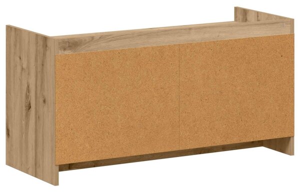 Cipőszekrény Kézműves Tölgy 100 x 39,5 x 51 cm Szerelt Fa