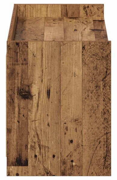 Cipőszekrény tárolóval Antik Fa 100 x 39,5 x 51 cm Szerelt Fa