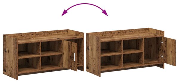 Cipőszekrény tárolóval Antik Fa 100 x 39,5 x 51 cm Szerelt Fa