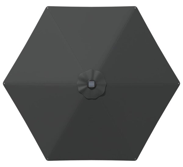 Kerti napernyő LED világítással és talppal 270 x 270 cm