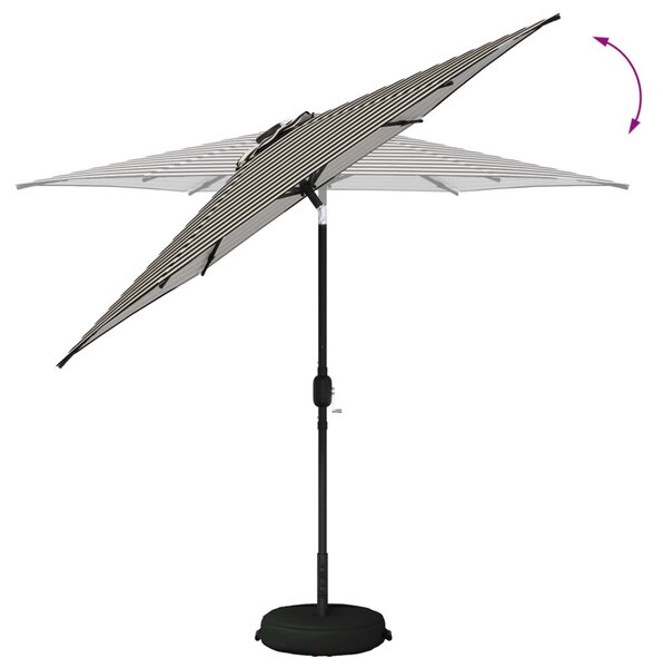 Kerti napernyő LED világítással és talppal 270 x 270 cm