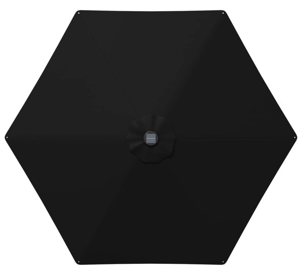 Kerti napernyő LED világítással és talppal 270 x 270 cm