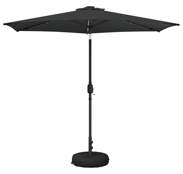 Kerti napernyő LED világítással és talppal 270 x 270 cm