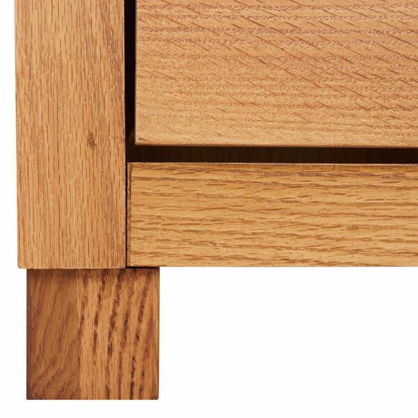 Cabinet fiókkal tárolóval Barna 80 x 50 x 70 cm Tömör Tölgyfa