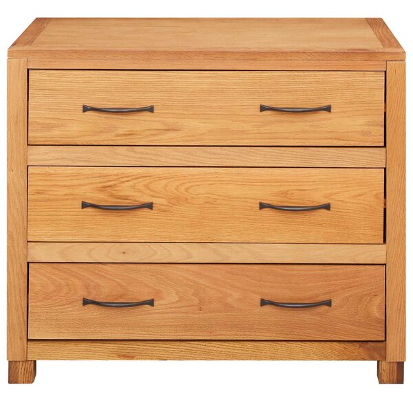 Cabinet fiókkal tárolóval Barna 80 x 50 x 70 cm Tömör Tölgyfa
