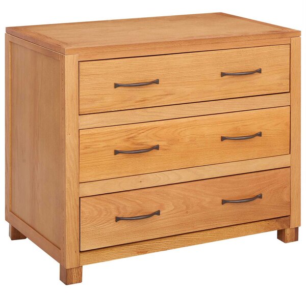 Cabinet fiókkal tárolóval Barna 80 x 50 x 70 cm Tömör Tölgyfa