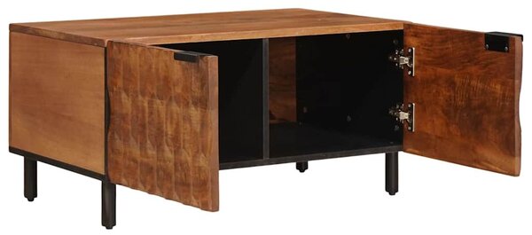 Dohányzóasztal Barna 80 x 50 x 40 cm Tömör Mangófát